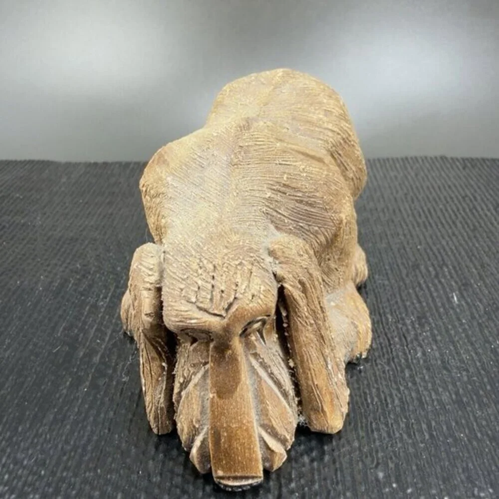 Vintage Artesania Rinconada Handmade In Uruguay Bloodhound Figurine‎ Retired VTG
